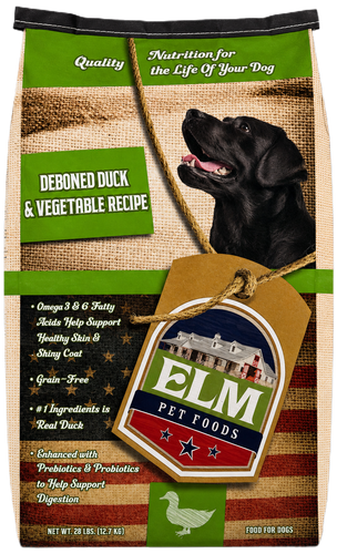 ELM Pet Food Duck Recipe Grain Free Foods for Dogs