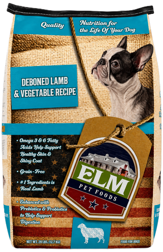ELM Pet Food Lamb Recipe Grain Free Foods for Dogs