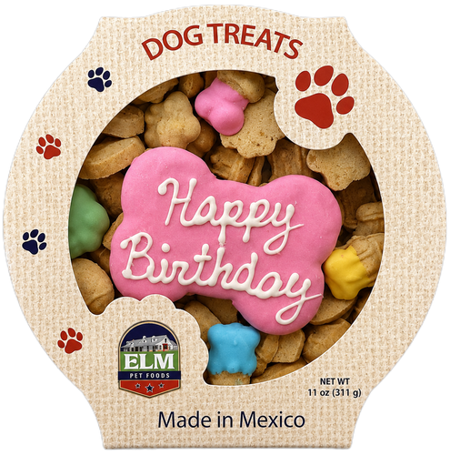 ELM K9 Happy Birthday Pink Dog Treats