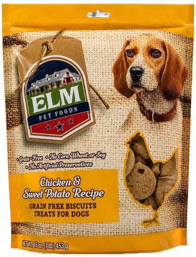 ELM K9 Chicken, Chickpea, and Blueberry Grain Free Biscuit