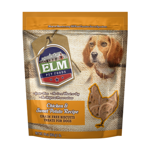 ELM K9 Chicken, Chickpea, and Blueberry Grain Free Biscuit