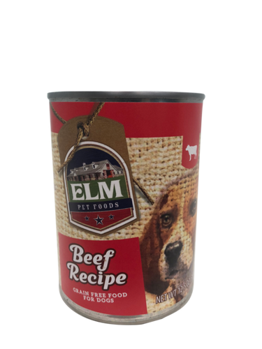 ELM Pet Food Beef Recipe Grain Free Canned Foods for Dogs