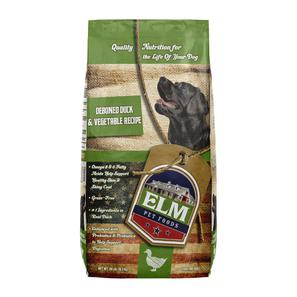 ELM Pet Food Duck Recipe Grain Free Foods for Dogs