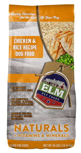 Naturals Chicken & Rice Recipe Dog Food